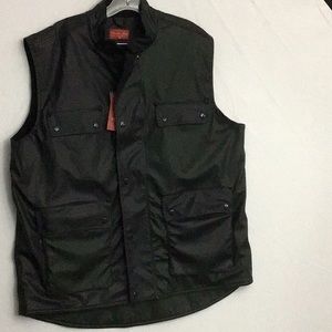 NWT Thomas Cook Men Pioneer Rain Vest XL BK Green